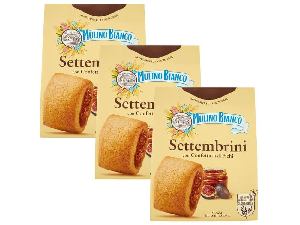 Mulino Bianco MULINO BIANCO Settembrini - Talianske sušienky s figovým džemom 300g, 3